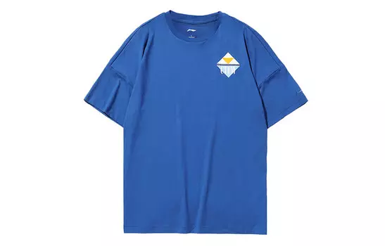Футболка CF унисекс синяя Lining, синий