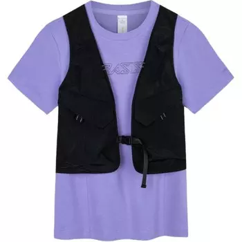 Футболка Champion All Weather Series женская Secret Mirror Purple / Basic Black Anta