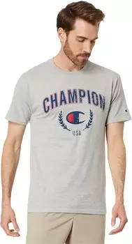 Футболка Champion Americana Classic Graphic Tee II, цвет Oxford Gray