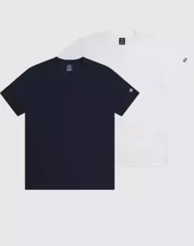 Футболка Champion "Basic 2pack Crew Neck", белый