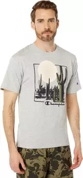 Футболка Champion Classic Graphic Tee, цвет Oxford Gray