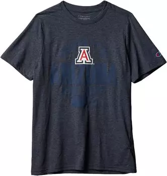 Футболка Champion College Kids Arizona Wildcats Field Day Short Sleeve Tee, цвет Marine Midnight Navy