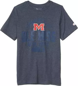 Футболка Champion College Kids Ole Miss Rebels Field Day Short Sleeve Tee, цвет Marine Midnight Navy