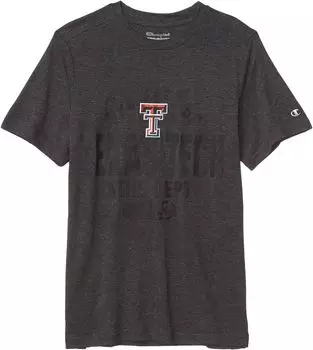 Футболка Champion College Kids Texas Tech Red Raiders Field Day Short Sleeve Tee, черный