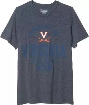 Футболка Champion College Kids Virginia Cavaliers Field Day Short Sleeve Tee, цвет Marine Midnight Navy