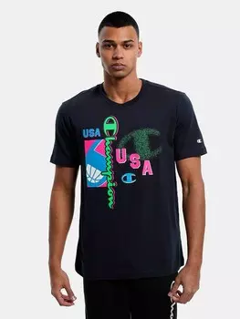 Футболка Champion Crewneck T-Shirt, синий