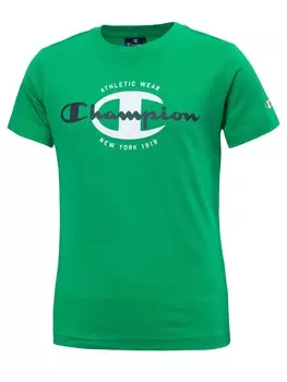Футболка Champion Crewneck T-Shirt, зеленый