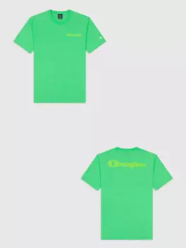 Футболка Champion Crewneck T-Shirt, зеленый