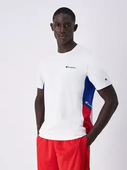 Футболка Champion, цвет wei/rot/blau