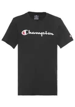 Футболка Champion "Футболка Icons Crewneck с большим логотипом", черный