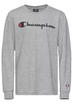 Футболка Champion "Футболка с длинным рукавом Icons", серый