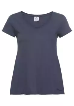 Футболка Champion "Футболка с расклешенным V-образным вырезом в стиле минимализма "Resort", синий