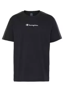 Футболка Champion "Футболка Tape Crewneck с маленьким логотипом", черный