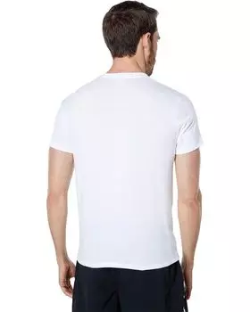 Футболка Champion Powerblend Small Logo Short Sleeve Tee, белый