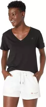 Футболка Champion Powerblend V-Neck Tee - Graphic, черный