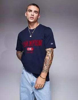 Футболка Champion Rochester College в цвете Navy