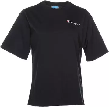 Футболка Champion The Boyfriend Tee - Left Script, темно-синий