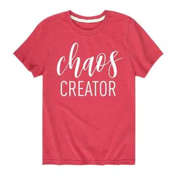 Футболка Chaos Creator для мальчиков 8–20 лет Licensed Character, красный