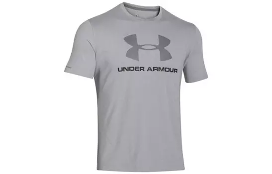 Футболка Charged мужская серая Under Armour, серый