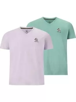 Футболка Charles Colby, цвет helllila grn