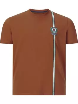 Футболка Charles Colby, коричневый