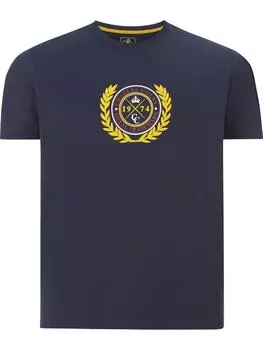 Футболка Charles Colby, темно-синий