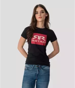 Футболка Charlotte Retro Jeans, черный