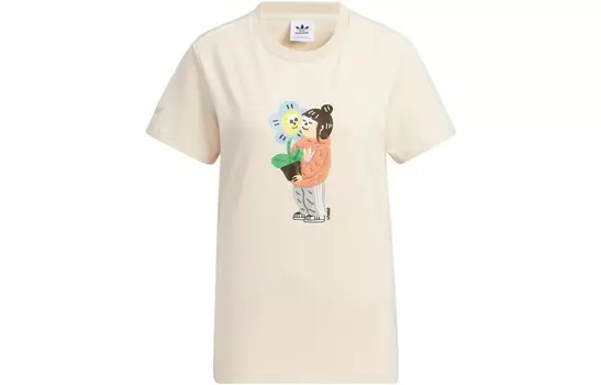 Футболка Charr Morita женская, цвет белый Adidas Originals