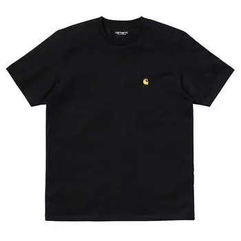 Футболка Chase T-Shirt Carhartt Wip, цвет Schwarz/Gold
