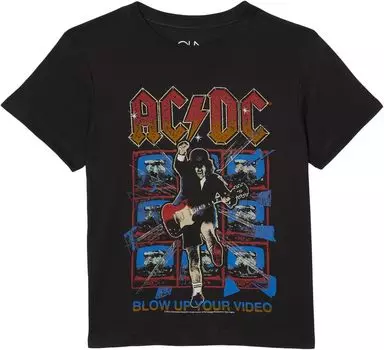 Футболка Chaser AC/DC - Blow Up Your Video Tee, цвет Vintage Black
