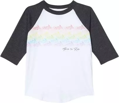 Футболка Chaser Born To Ride Baseball Tee, белый