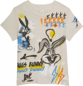 Футболка Chaser Bugs Bunny Mash Up Cloud Jersey Tee, цвет Flipper