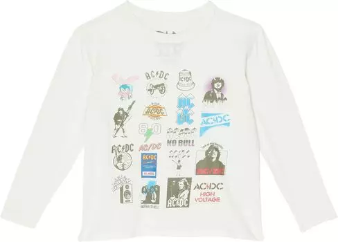 Футболка Chaser Cotton Jersey Long Sleeve Crew Neck Tee, цвет Salt