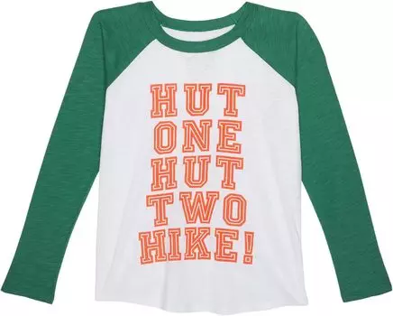 Футболка Chaser Hut One Hut Two Gauze Jersey Baseball Tee, цвет White/Polo