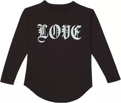 Футболка Chaser RPET Vintage Jersey Long Sleeve Shirttail Tee, цвет Union Black