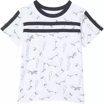 Футболка Chaser Skateboard Lightning Bolts Tee, белый