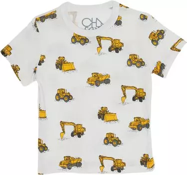 Футболка Chaser Tractor Zone Cloud Jersey Short Sleeve Tee, цвет Salt