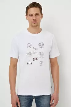 Футболка CHAY из хлопка Pepe Jeans, белый