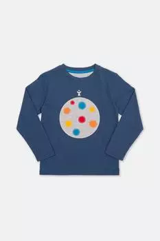 Футболка «Человек на Луне» Kite, темно-синий