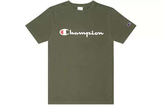 Футболка «Чемпион» унисекс Champion, цвет Army Green