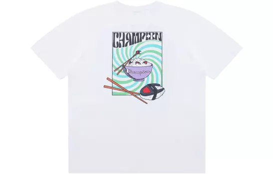 Футболка «Чемпион» унисекс Champion, цвет BBQ white