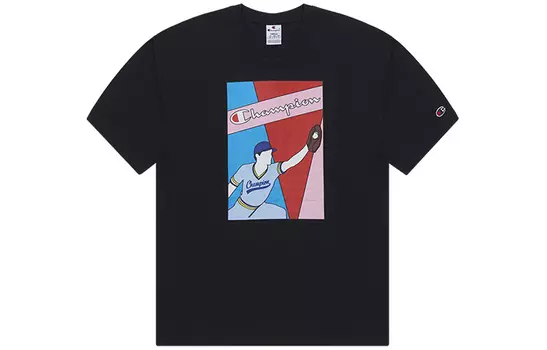 Футболка «Чемпион» унисекс Champion, цвет Black