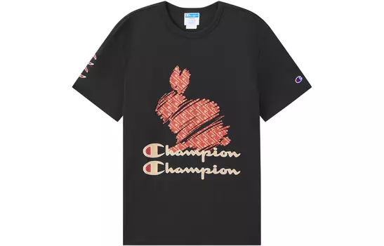 Футболка «Чемпион» унисекс Champion, цвет Black