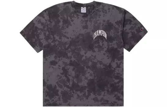 Футболка «Чемпион» унисекс Champion, цвет Black tie-dye