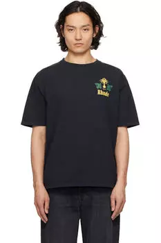 Футболка черного табака Rhude