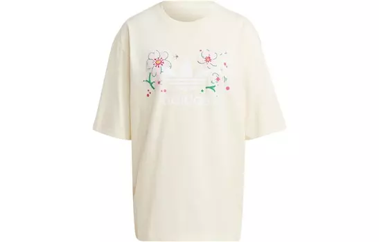 Футболка Cherry Blossom Limited Series женская молочно-белая Adidas Originals