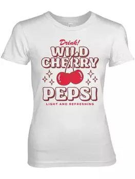Футболка Cherry Girly Tee Pepsi Co, белый