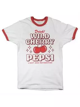 Футболка Cherry Ringer Tee Pepsi Co, белый