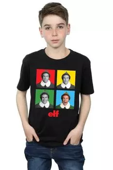 Футболка «Четыре лица» Elf, черный