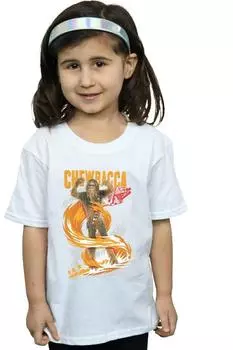 Футболка Chewbacca Gigantic из хлопка Star Wars, белый